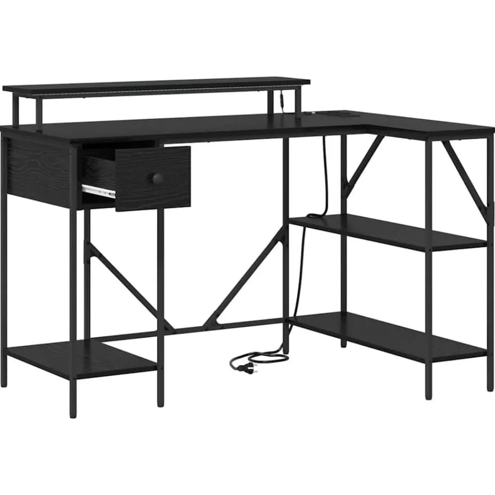 vidaXL Mobiliario De Oficina-Escritorio 120 x 79 x 86,5 cm Madera de ingeniería