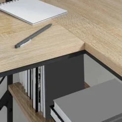 vidaXL Escritorio 120 x 79 x 86,5 cm Madera de ingeniería Roble Sonoma Sale