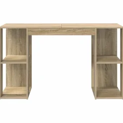 vidaXL Escritorio 130 x 50.5 x 75 cm Madera de ingeniería Roble Sonoma Best