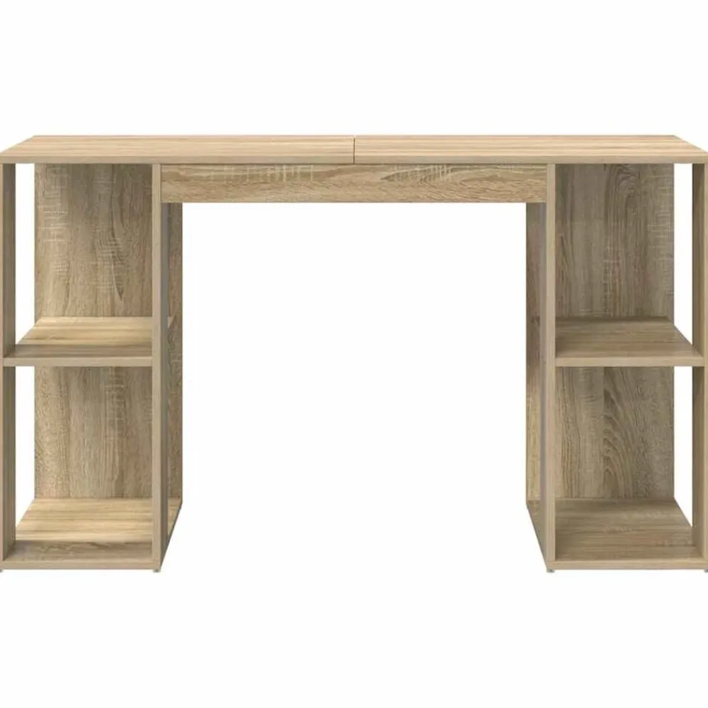 vidaXL Escritorio 130 x 50.5 x 75 cm Madera de ingeniería Roble Sonoma Best