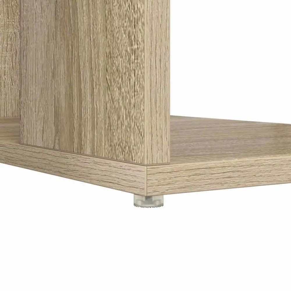 vidaXL Escritorio 130 x 50.5 x 75 cm Madera de ingeniería Roble Sonoma Best