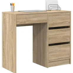 vidaXL Mobiliario De Oficina-Escritorio 90 x 37.5 x 75 cm Madera de ingeniería
