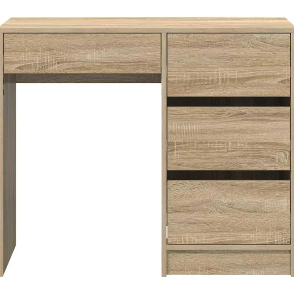 vidaXL Mobiliario De Oficina-Escritorio 90 x 37.5 x 75 cm Madera de ingeniería