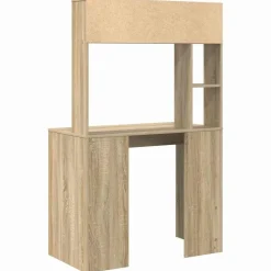 vidaXL Escritorio 91 x 50 x 149 cm Madera de ingeniería Roble Sonoma Outlet