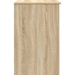 vidaXL Escritorio 86x49x76 cm madera de ingeniería Roble Sonoma New