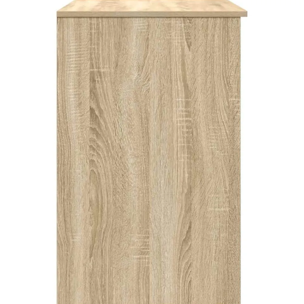 vidaXL Escritorio 86x49x76 cm madera de ingeniería Roble Sonoma New
