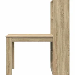 vidaXL Escritorio 122 x 67 x 145 cm Madera de ingeniería Roble Sonoma Hot
