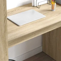 vidaXL Mobiliario De Oficina-Escritorio 113 x 54 x 120 cm Madera de ingeniería
