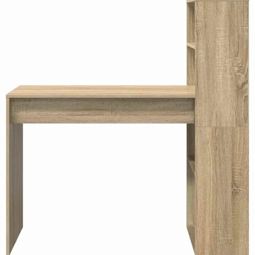 vidaXL Mobiliario De Oficina-Escritorio 113 x 54 x 120 cm Madera de ingeniería