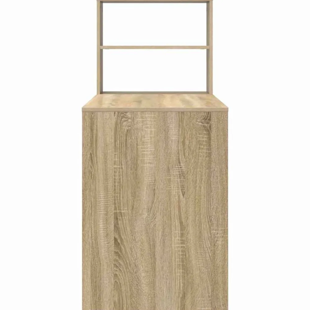 vidaXL Mobiliario De Oficina-Escritorio 113 x 54 x 120 cm Madera de ingeniería