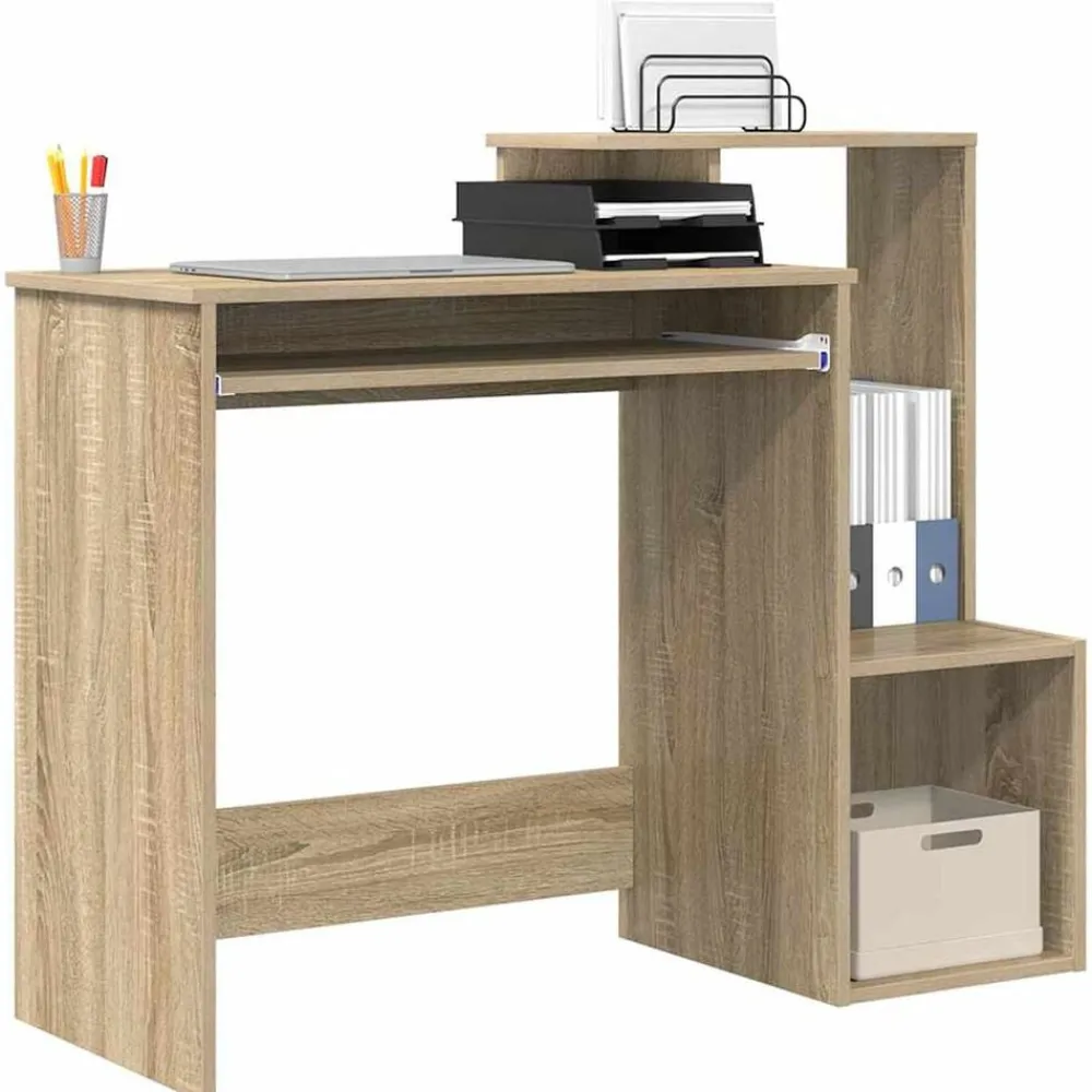 vidaXL Mobiliario De Oficina-Escritorio 106 x 41 x 88.5 cm Madera de ingeniería