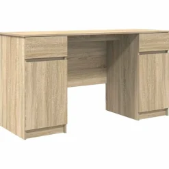 vidaXL Escritorio 140 x 49 x 76 cm Madera contrachapada Roble Sonoma Hot