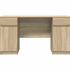 vidaXL Escritorio 140 x 49 x 76 cm Madera contrachapada Roble Sonoma Hot