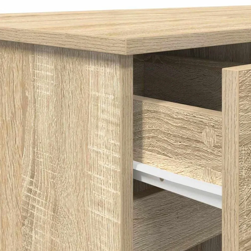 vidaXL Escritorio 140 x 49 x 76 cm Madera contrachapada Roble Sonoma Hot