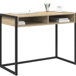 vidaXL Escritorio Sonoma 100 x 50 x 75 cm Madera contrachapada Roble Sonoma Sale