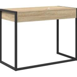vidaXL Escritorio Sonoma 100 x 50 x 75 cm Madera contrachapada Roble Sonoma Sale