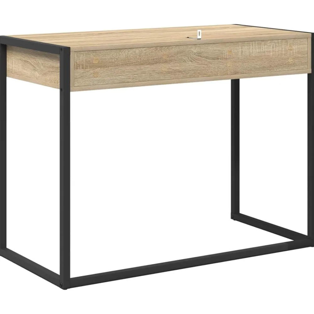vidaXL Escritorio Sonoma 100 x 50 x 75 cm Madera contrachapada Roble Sonoma Sale