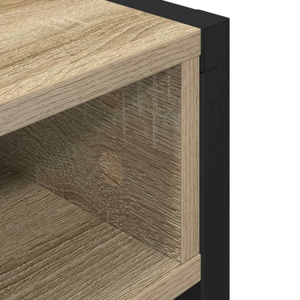 vidaXL Escritorio Sonoma 100 x 50 x 75 cm Madera contrachapada Roble Sonoma Sale