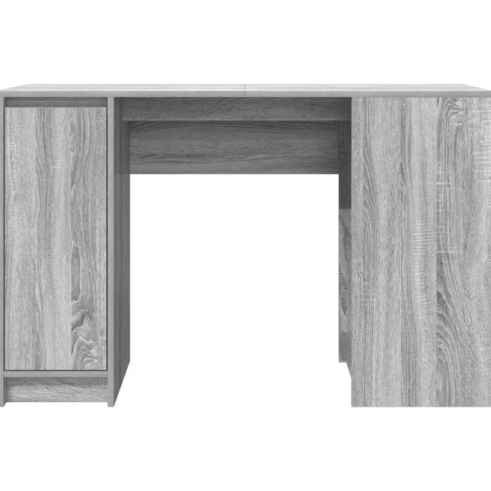vidaXL Escritorio Sonoma gris 120x42x76 cm madera de ingeniería Gris sonoma Outlet