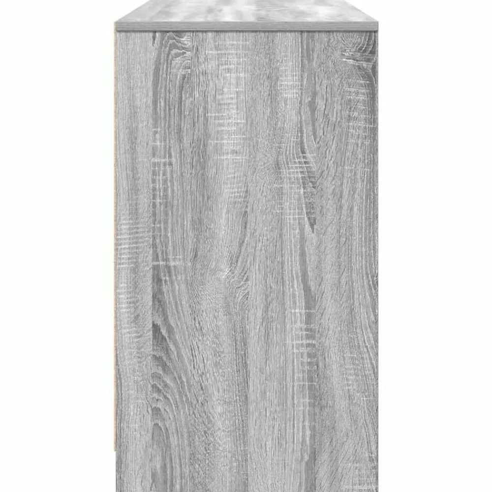 vidaXL Escritorio Sonoma gris 120x42x76 cm madera de ingeniería Gris sonoma Outlet