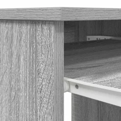 vidaXL Mobiliario De Oficina-Escritorio Sonoma gris 86x49x76 cm madera de ingeniería