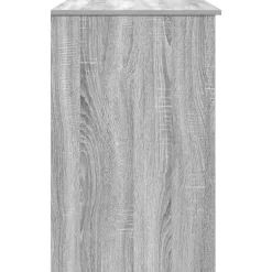 vidaXL Mobiliario De Oficina-Escritorio Sonoma gris 86x49x76 cm madera de ingeniería