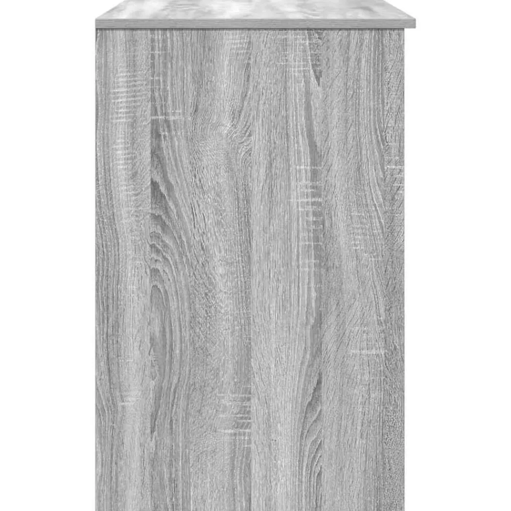 vidaXL Mobiliario De Oficina-Escritorio Sonoma gris 86x49x76 cm madera de ingeniería