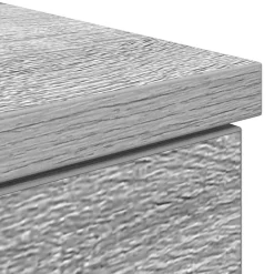 vidaXL Mobiliario De Oficina-Escritorio Sonoma gris 86x49x76 cm madera de ingeniería