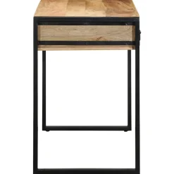vidaXL Escritorio 100x50x75 cm madera maciza mango Clearance