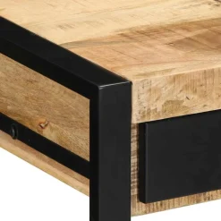 vidaXL Escritorio 100x50x75 cm madera maciza mango Clearance