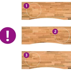 vidaXL Escritorio y Marrón Claro 140 x 60 cm Madera de Roble Sólido y marr&oacute;n claro New