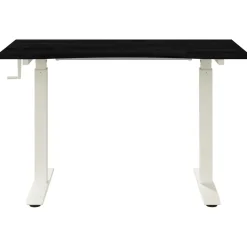 vidaXL Escritorio y marrón oscuro 120 x 60 cm Madera de Roble Sólido y marr&oacute;n oscuro Discount