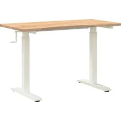 vidaXL Mobiliario De Oficina-Escritorio 120 x 60 cm Madera de Roble Sólido