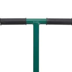 vidaXL Jardín-Esparcidora de compost acero 75L verde Ø40x60 cm