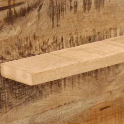vidaXL Espejo con estantes madera maciza de mango y vidrio 80x8x55 cm Sale