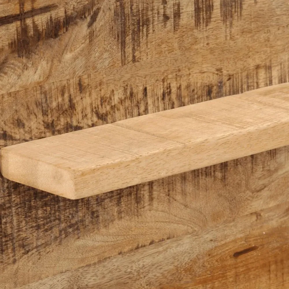 vidaXL Espejo con estantes madera maciza de mango y vidrio 80x8x55 cm Sale