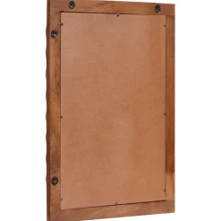 vidaXL Espejo de baño Acabado de Acacia Marrón 50 x 70 x 2,5 cm Acabado marrón de acacia Clearance