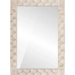 vidaXL Conjuntos De Muebles-Espejo de baño con espejo Acabado de Lavado 50 x 70 x 2,5 cm