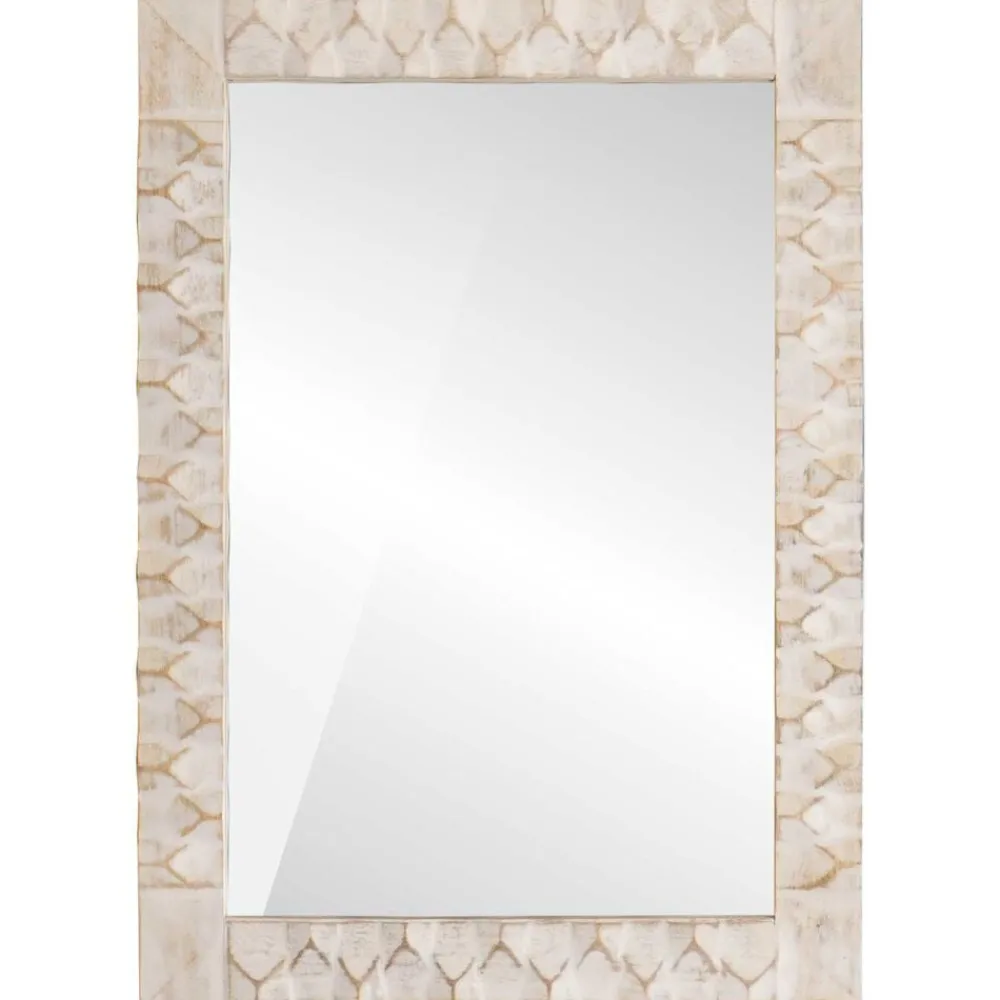 vidaXL Conjuntos De Muebles-Espejo de baño con espejo Acabado de Lavado 50 x 70 x 2,5 cm