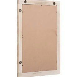vidaXL Conjuntos De Muebles-Espejo de baño con espejo Acabado de Lavado 50 x 70 x 2,5 cm