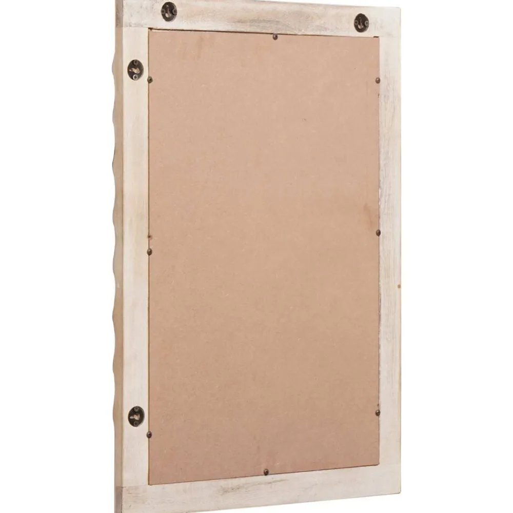 vidaXL Conjuntos De Muebles-Espejo de baño con espejo Acabado de Lavado 50 x 70 x 2,5 cm