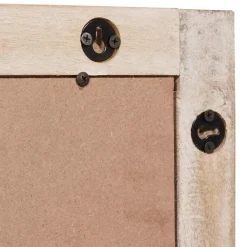 vidaXL Conjuntos De Muebles-Espejo de baño con espejo Acabado de Lavado 50 x 70 x 2,5 cm