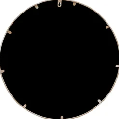 vidaXL Espejo de hierro redondo color para uso interior 40x2,5cm Arena Discount
