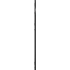 vidaXL Espejo de pared arco de hierro negro 60x90 cm
