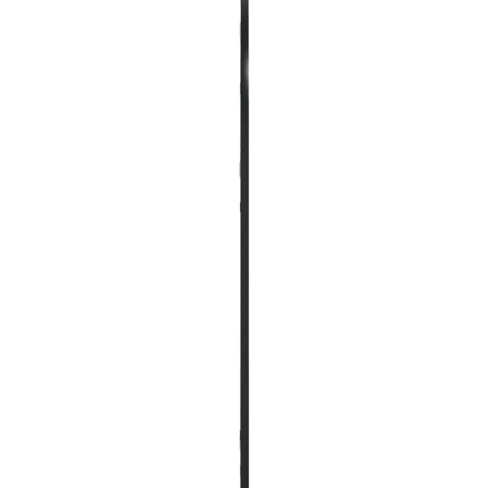 vidaXL Espejo de pared arco de hierro negro 60x90 cm