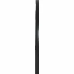 vidaXL Decoración-Espejo de pared arco de hierro negro 60x30 cm