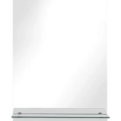 vidaXL Espejo de pared con estante de vidrio templado 20x40 cm Discount