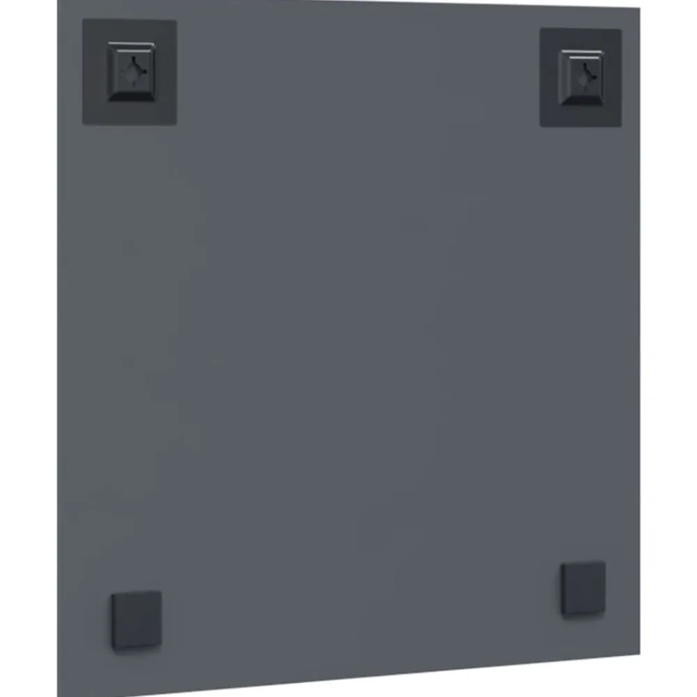vidaXL Decoración-Espejo de pared Cuadrado 40 x 40 cm vidrio templado