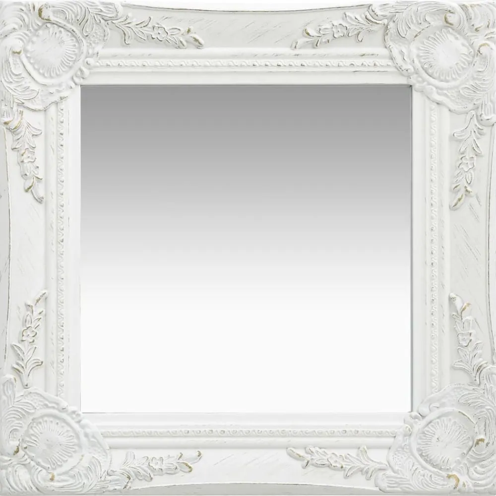 vidaXL Decoración-Espejo de pared estilo barroco 40x40 cm