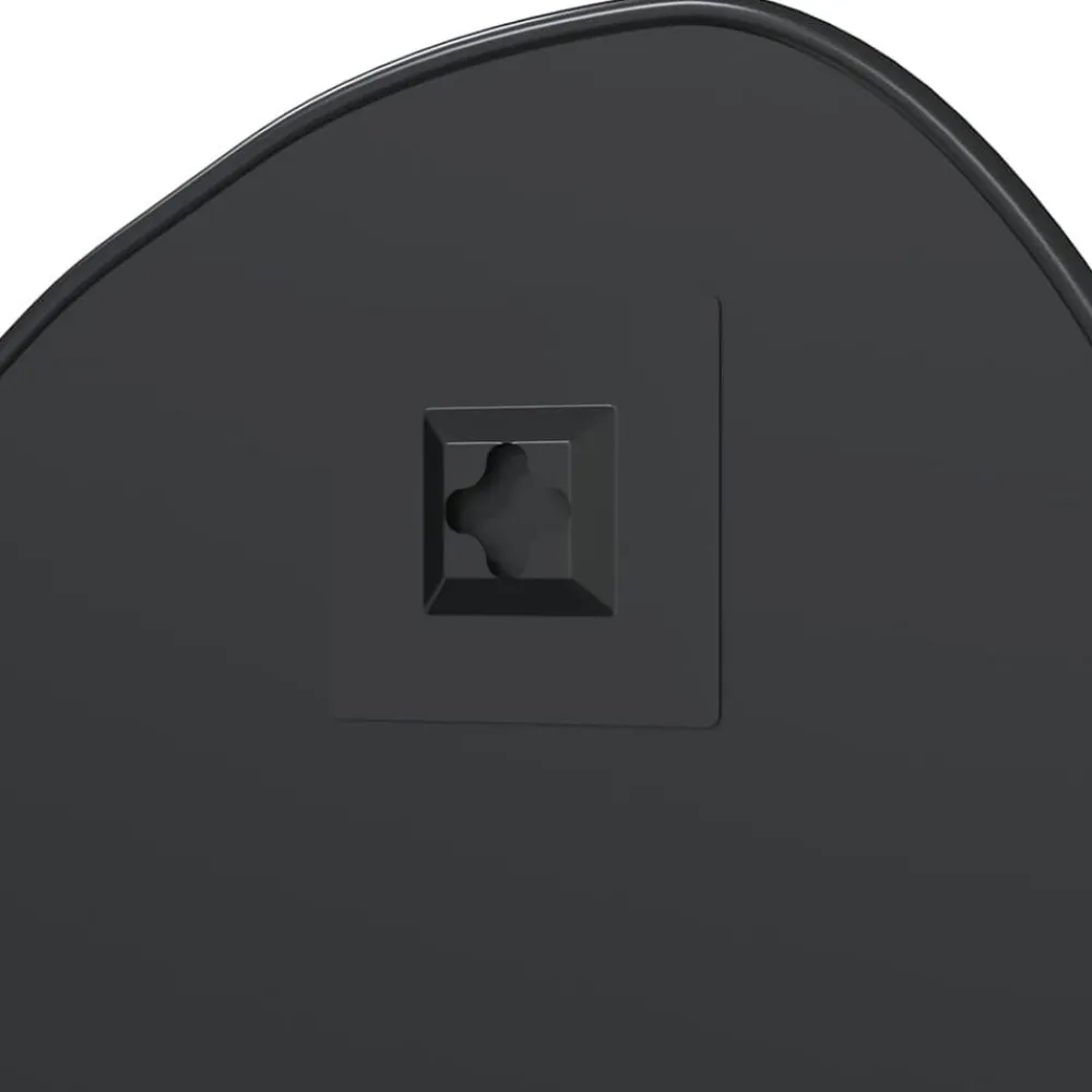 vidaXL Espejo de pared 50x40 cm Negro New